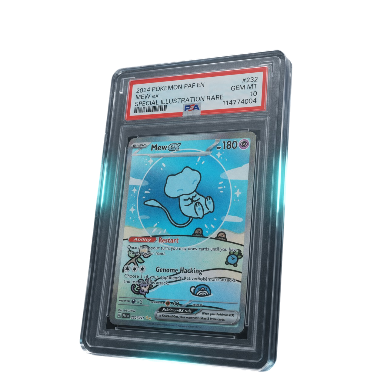 Premium graded Pokémon card slab